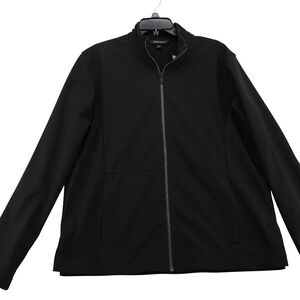 Mercer+Mettle Mens Black SKUCON 2023 Full Zip Soft Shell Jacket Large